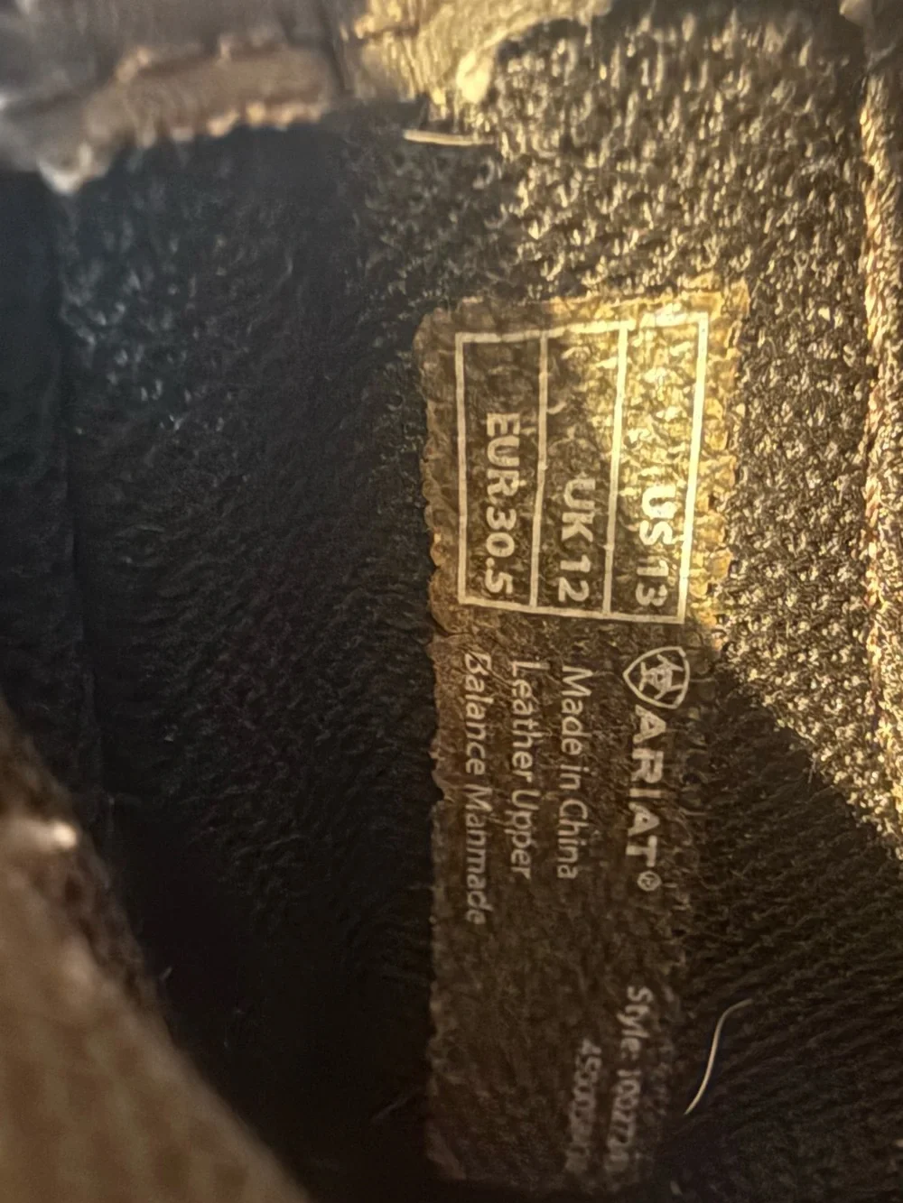 Ariat Brown Leather Boots